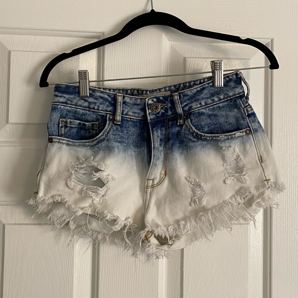 High Rise Ombré Shorts
